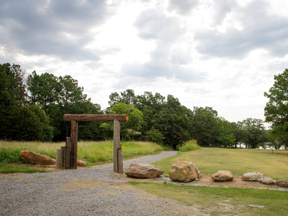 hiking trails - plane view